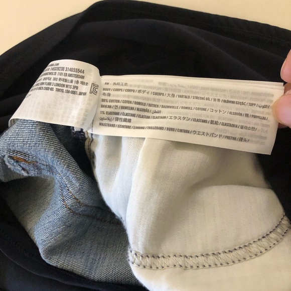 Abercrombie & Fitch The Dad Short Maternity Denim Distressed OverThe Belly 30/10 - Picture 11 of 11